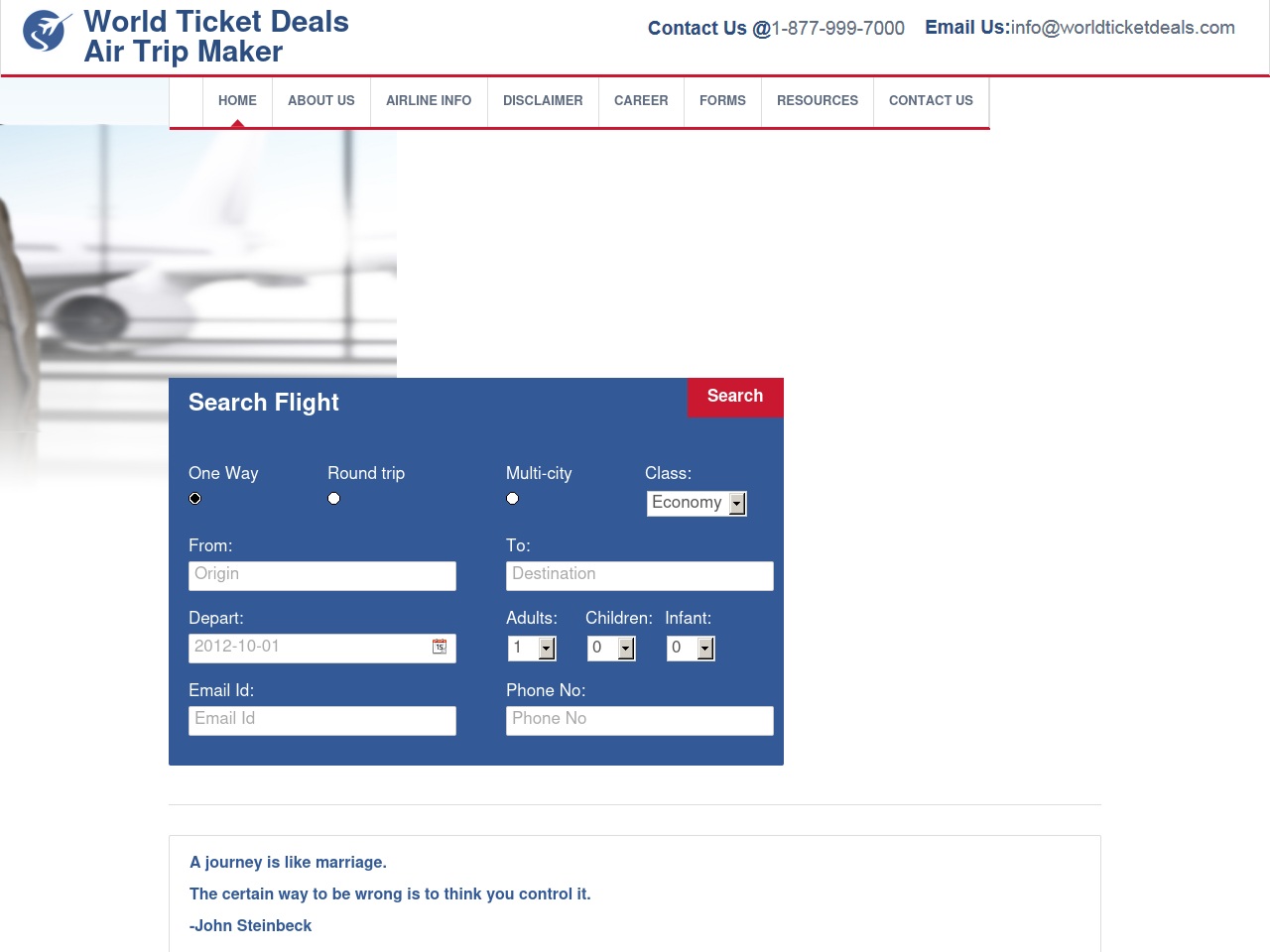 www.airtripmaker-usa.com screenshot alt-text