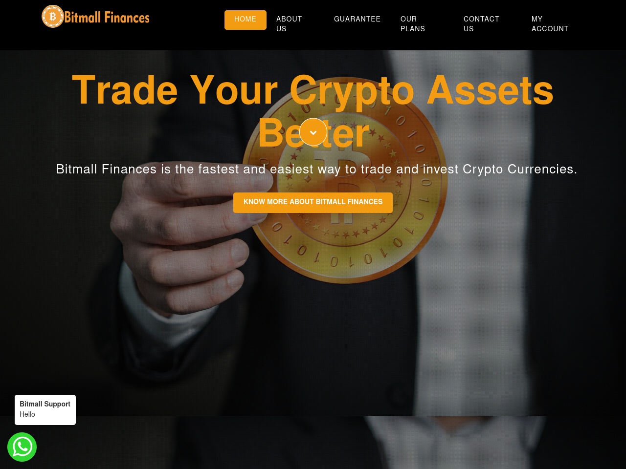 www.bitmallfinances.com screenshot alt-text