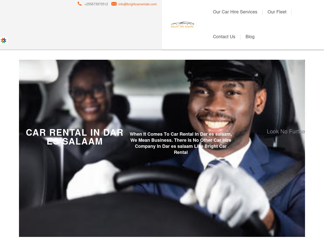 www.brightcarrentals.com screenshot alt-text