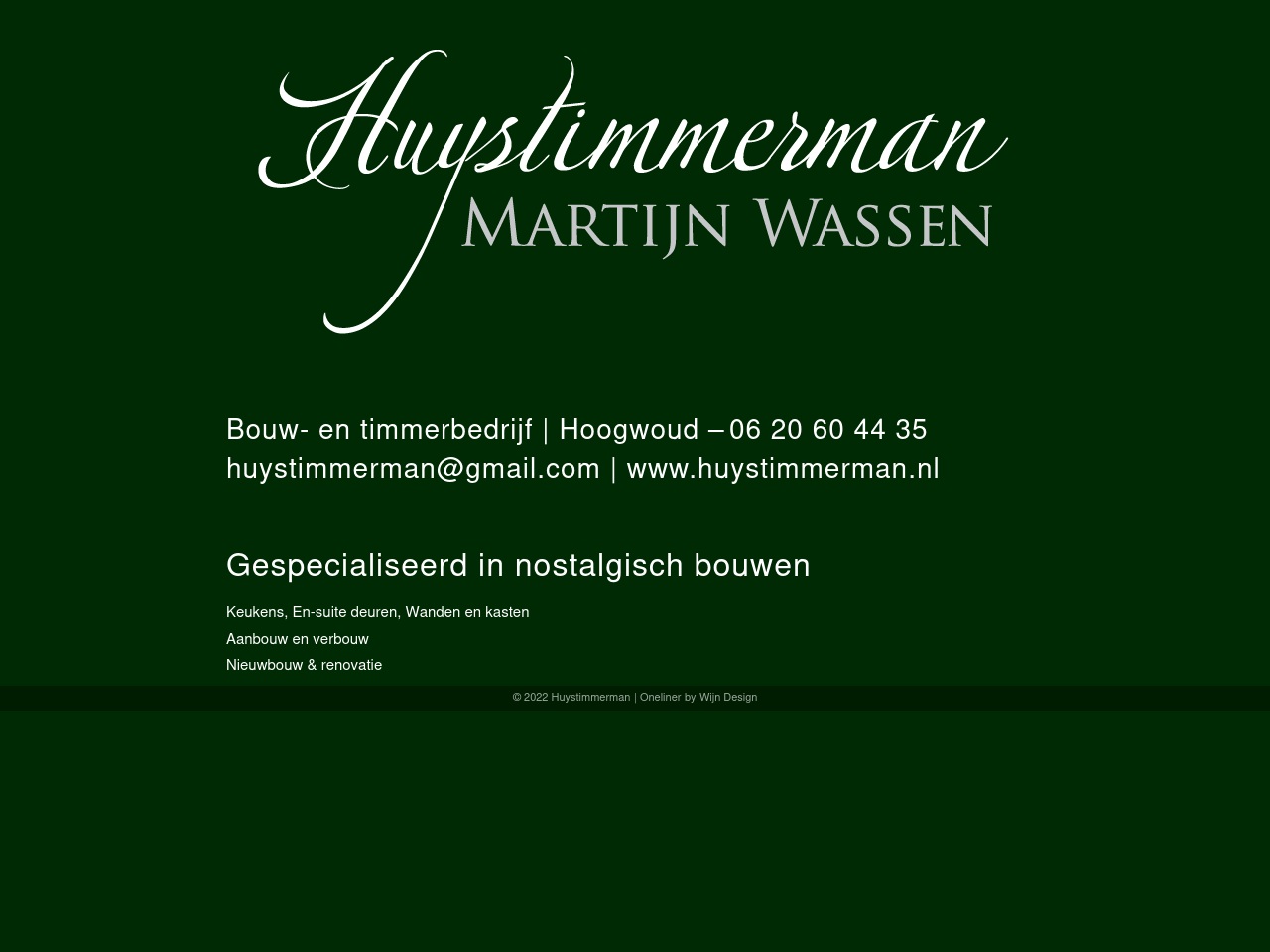 www.huystimmerman.nl screenshot alt-text