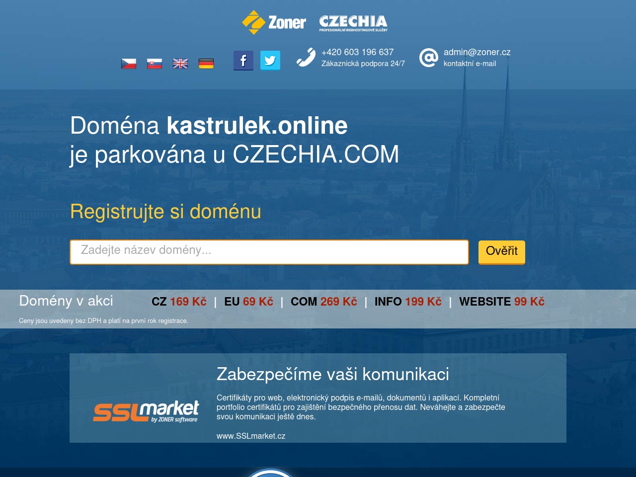 www.kastrulek.online screenshot alt-text