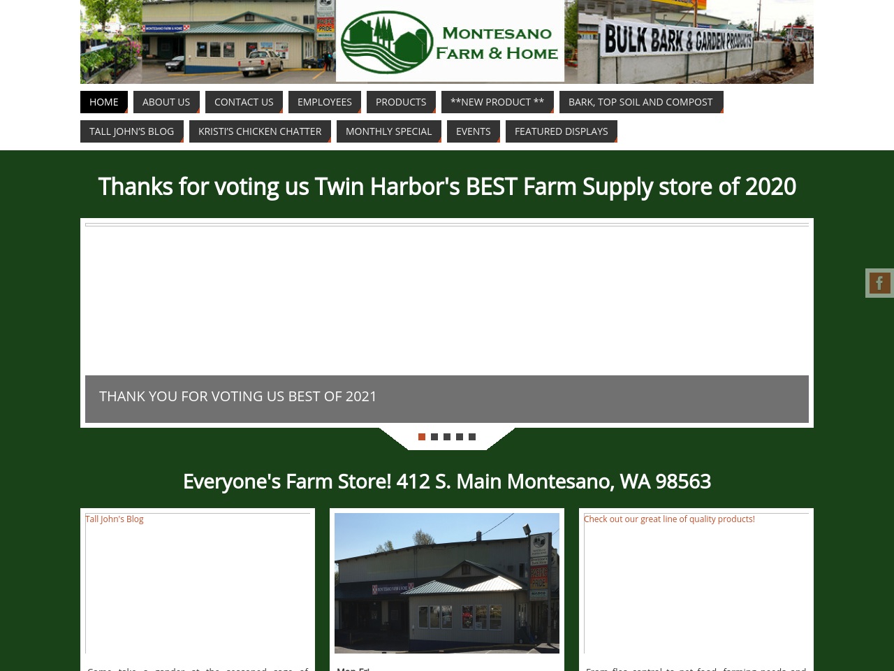 www.montesanofarmandhome.com screenshot alt-text