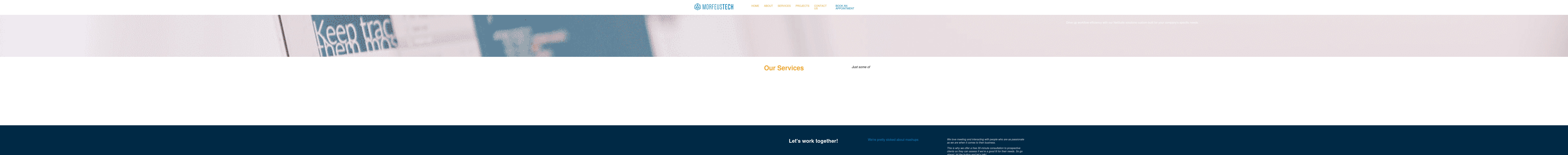 www.morfeustech.com screenshot alt-text
