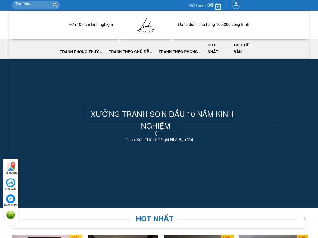 www.tranhsondautranphu.com screenshot alt-text