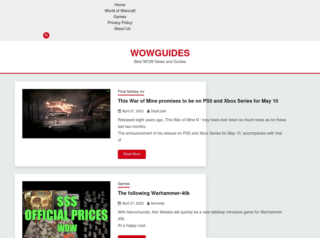 www.wowguides.one screenshot alt-text