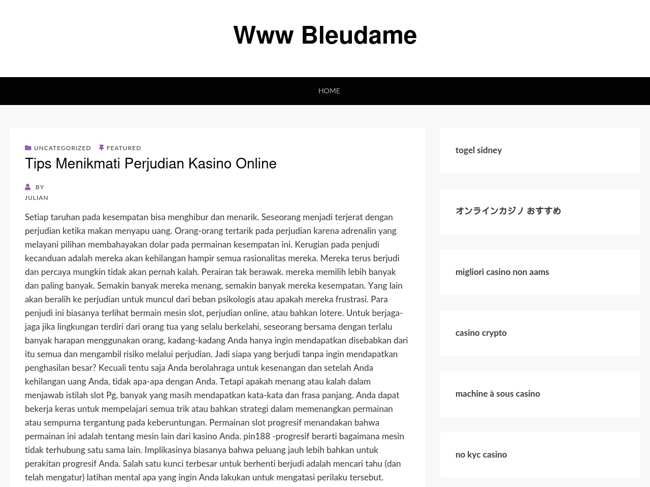 wwwbleudame.com screenshot alt-text
