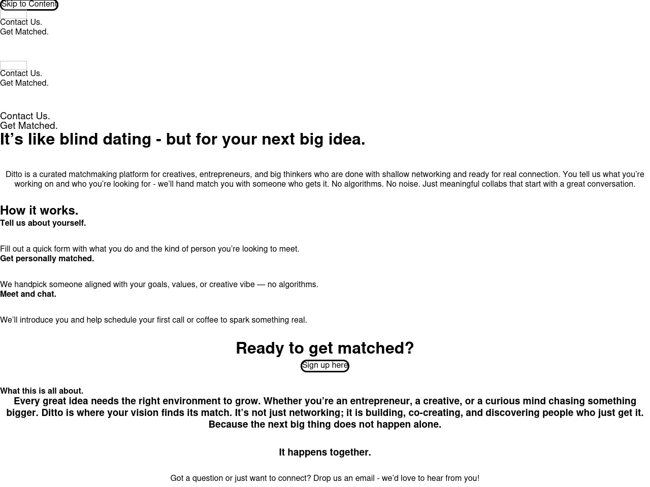 wwwditto.com screenshot alt-text