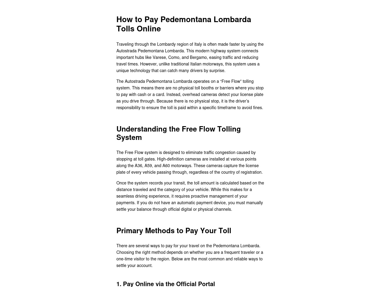 wwwpedemontana.com screenshot alt-text
