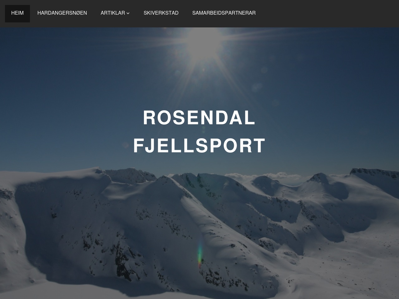 wwwrosendalfjellsport.com screenshot alt-text