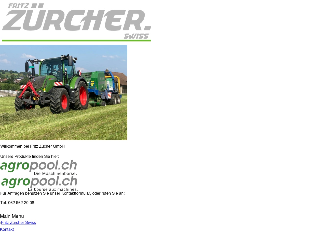 xn--fritz-zrcher-jlb.swiss screenshot alt-text