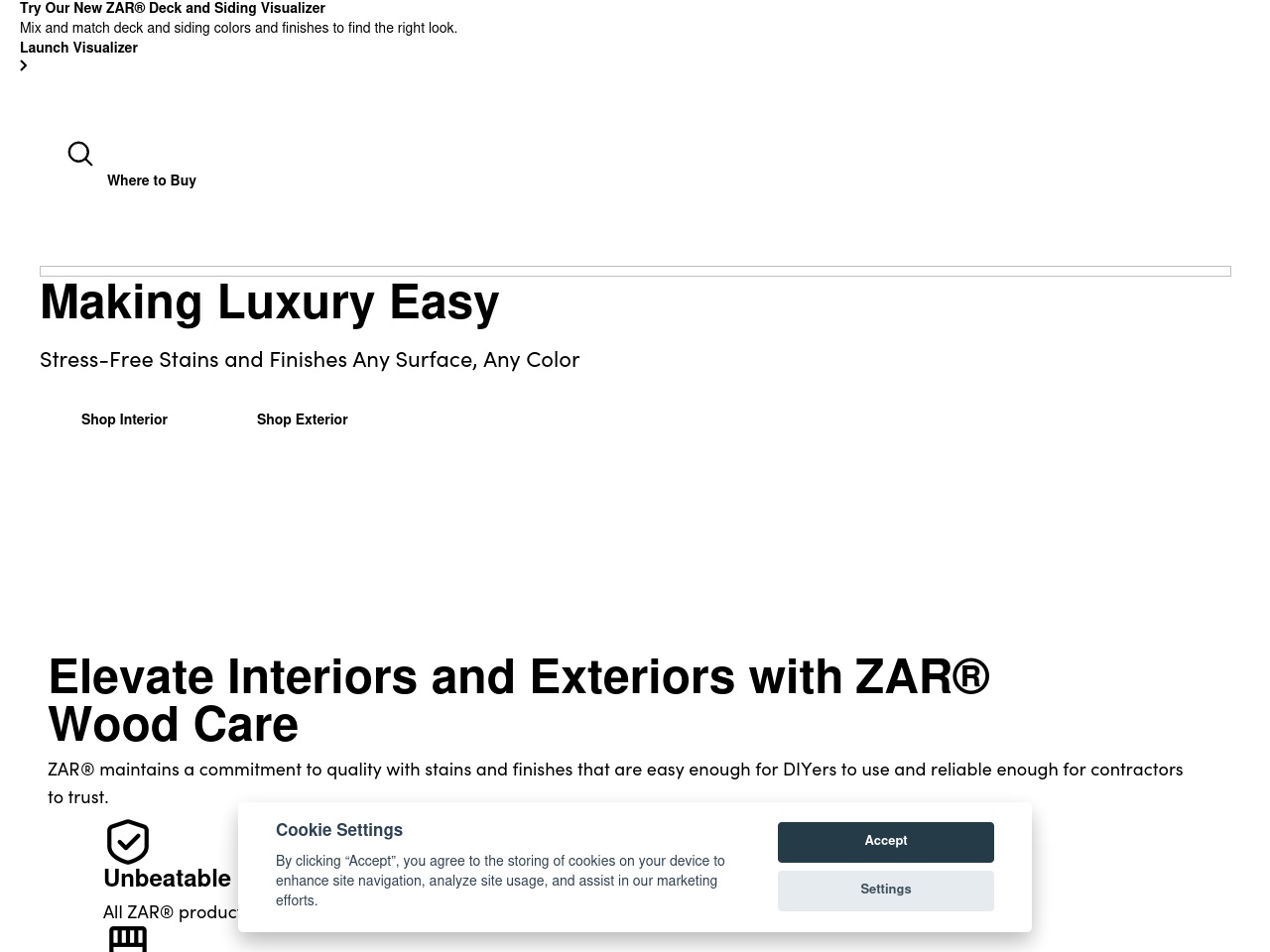 zar.com screenshot alt-text